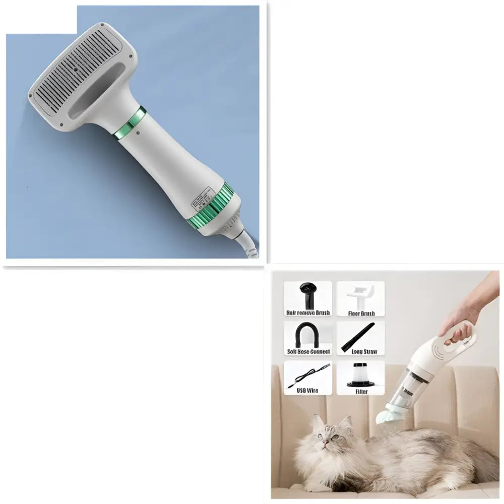 5-in-1 Pet Hair Dryer with Grooming Comb Attachments